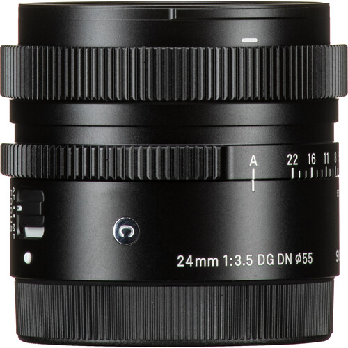 Sigma 24mm f/3.5 DG DN Contemporary I Series Lens: Sony FE - Black - Grade 10 