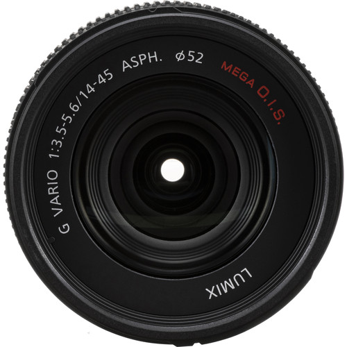 Panasonic 14-45mm f/3.5-5.6 G Vario Mega OIS Lumix Lens - Black - Grade 9