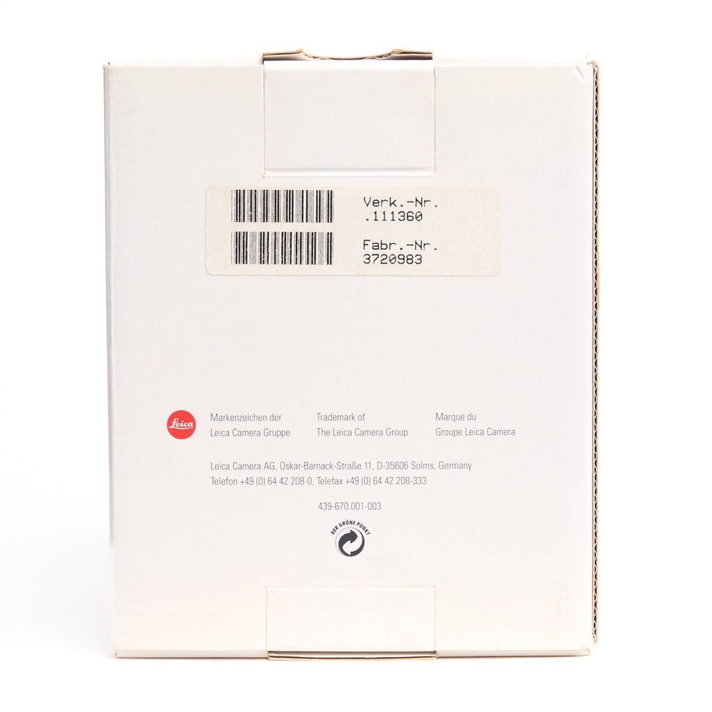Leica 90mm f/2 Summicron-M (6-bit coded) (III) - Grade 9 