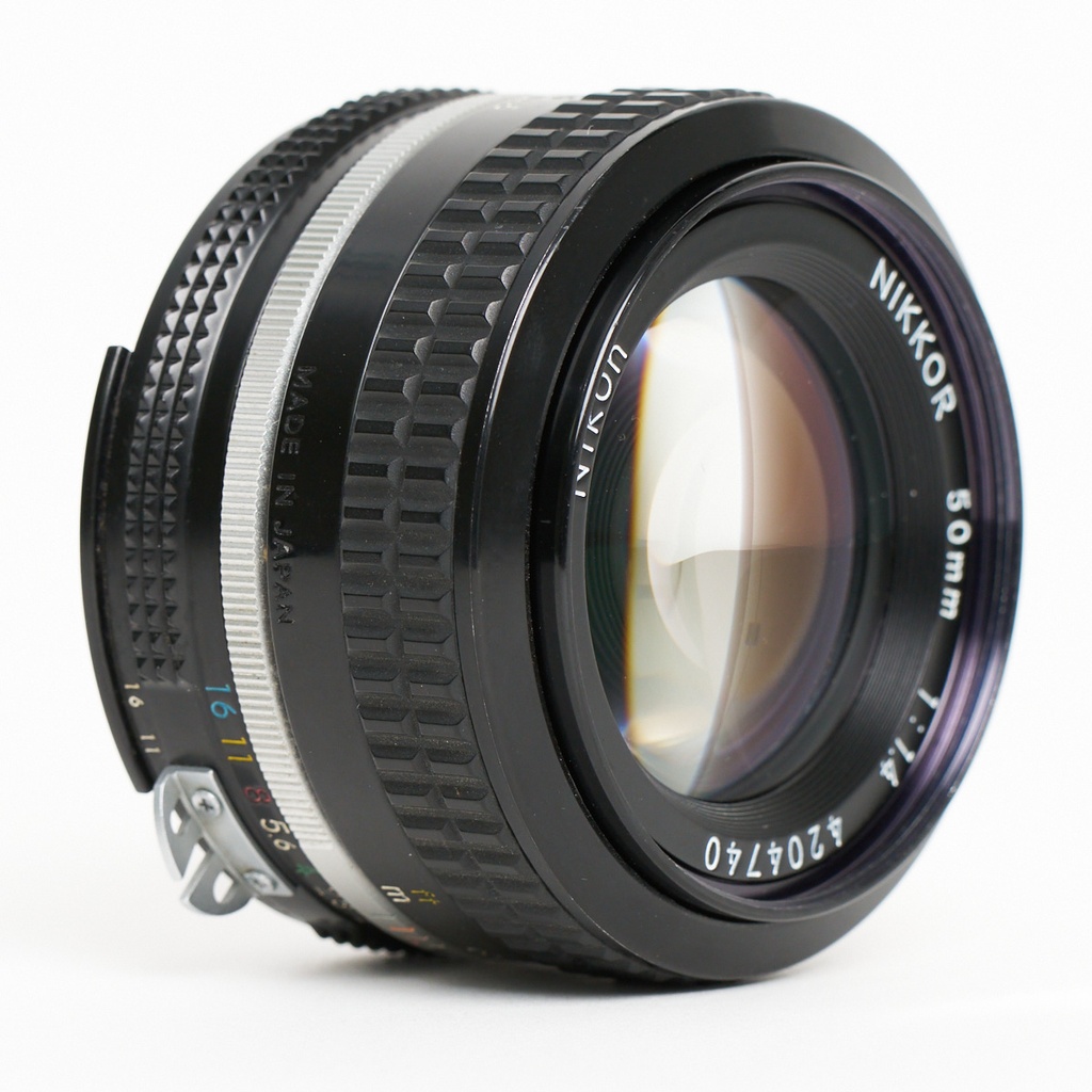 Nikon FE Silver + AI 50mm f/1.4 Lens - Grade 8