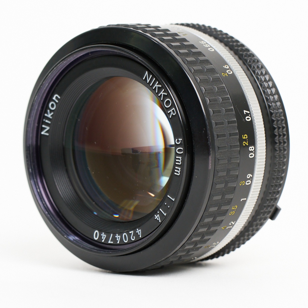 Nikon FE Silver + AI 50mm f/1.4 Lens - Grade 8