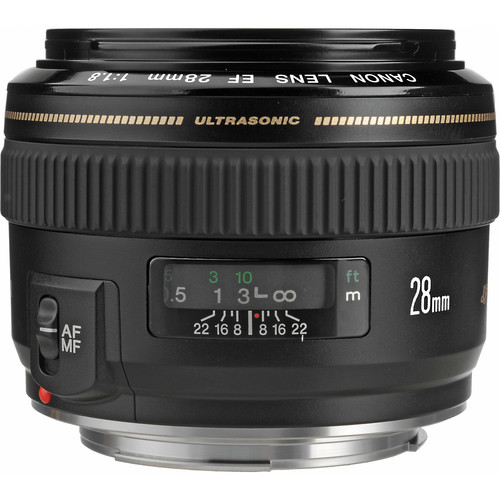 Canon EF 28mm f/1.8 USM lens - Grade 8