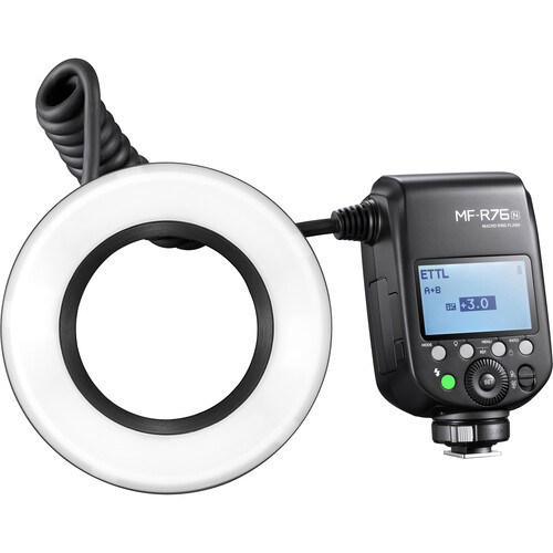Godox MF-R76 Macro Ring Flash for Nikon - Grade 8