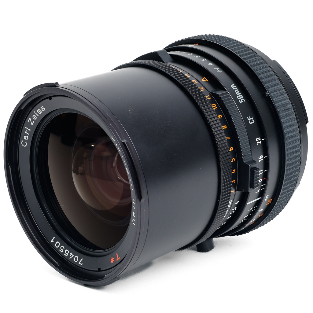 Hasselblad 50mm f/4 Distagon CF T* Lens w/- Lens hood - Grade 10