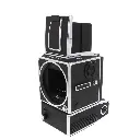 Hasselblad 553 ELX Body Chrome w/- 50mm f/4 T* Distagon CF lens , A24 Filmback & TRipod Quick coupling - Grade 9