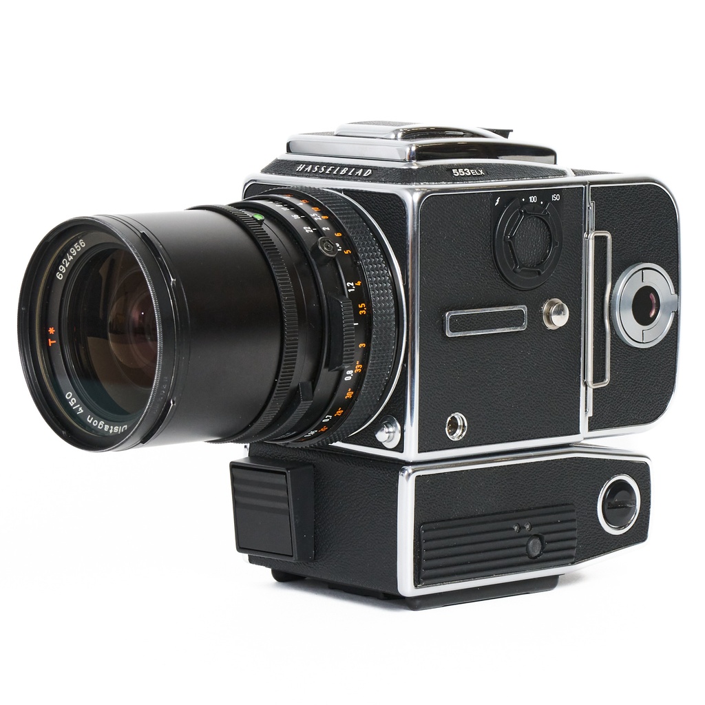 Hasselblad 553 ELX Body Chrome w/- 50mm f/4 Distagon CF T* Lens - Grade 9
