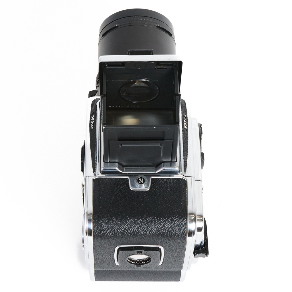 Hasselblad 553 ELX Body Chrome w/- 50mm f/4 Distagon CF T* Lens - Grade 9