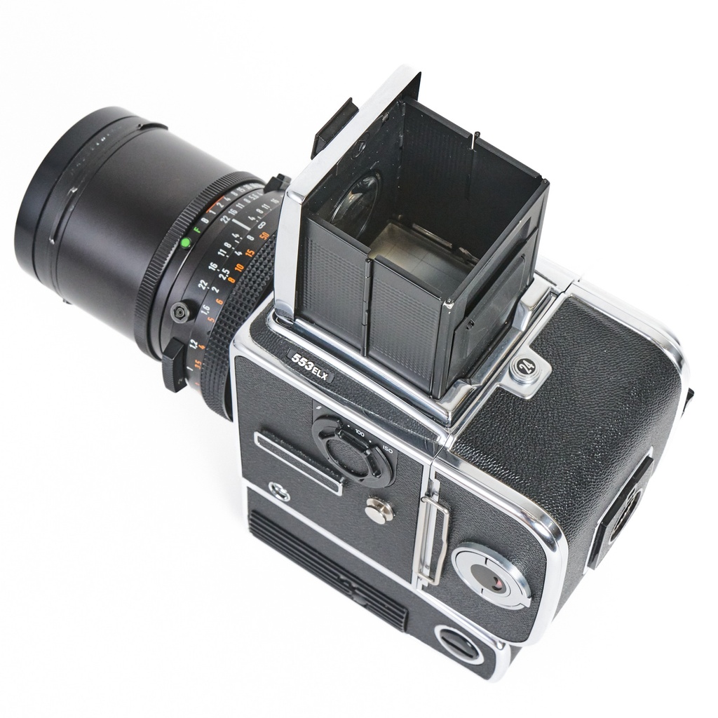 Hasselblad 553 ELX Body Chrome w/- 50mm f/4 Distagon CF T* Lens - Grade 9
