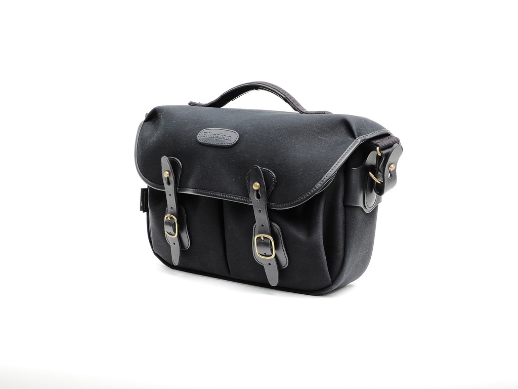 Billingham Hadley Small - Black Fibrenyte & Black Leather - Grade 8