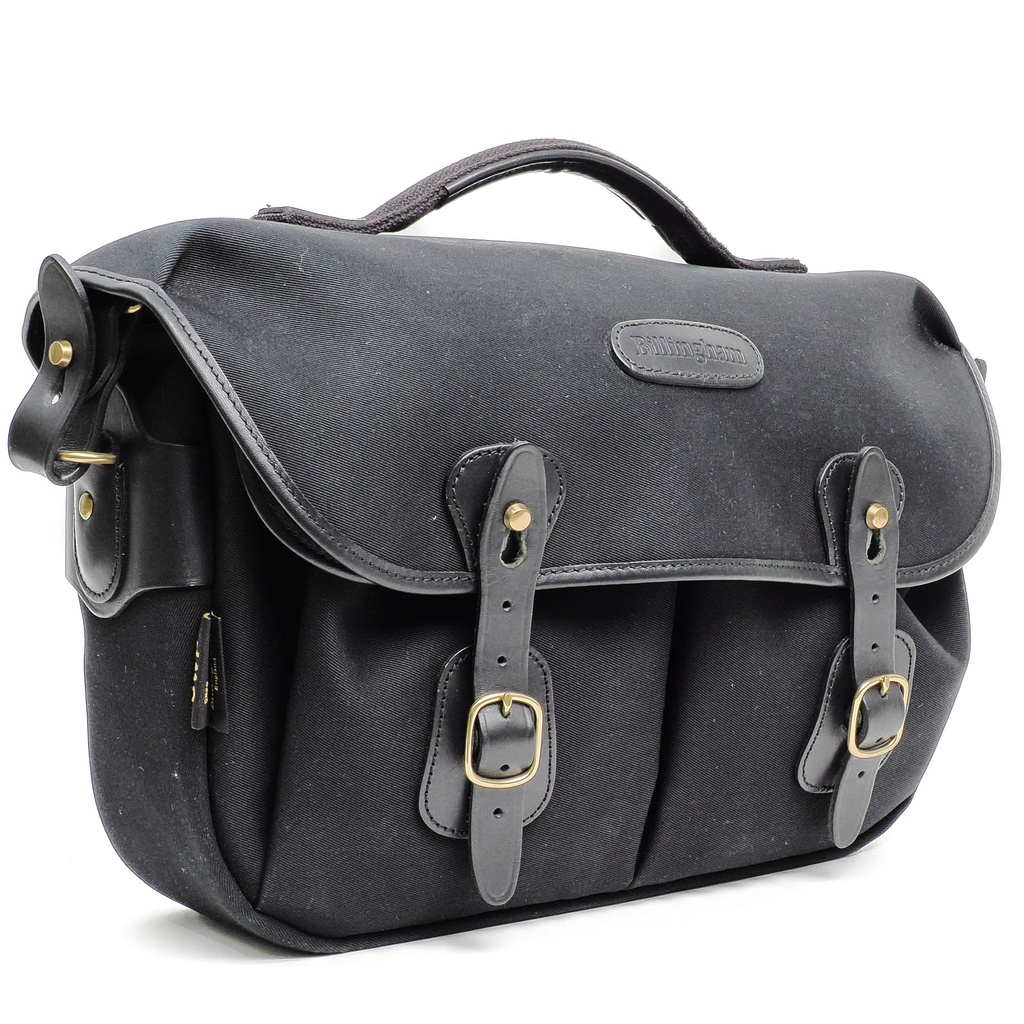 Billingham Hadley Small - Black Fibrenyte & Black Leather - Grade 8