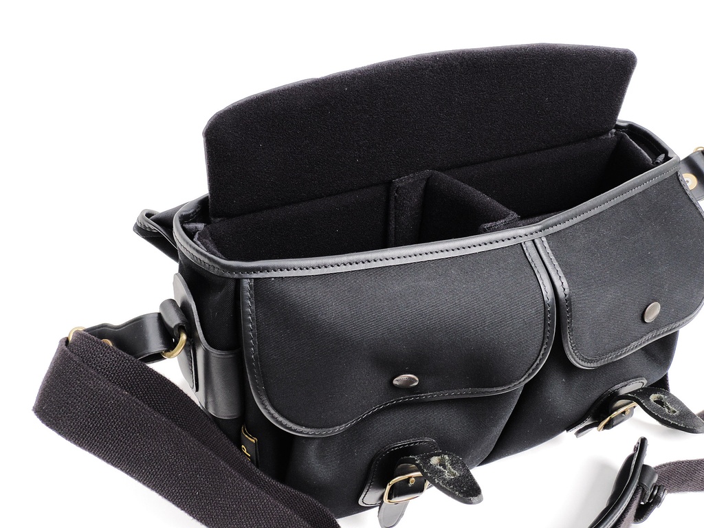 Billingham Hadley Small - Black Fibrenyte & Black Leather - Grade 8