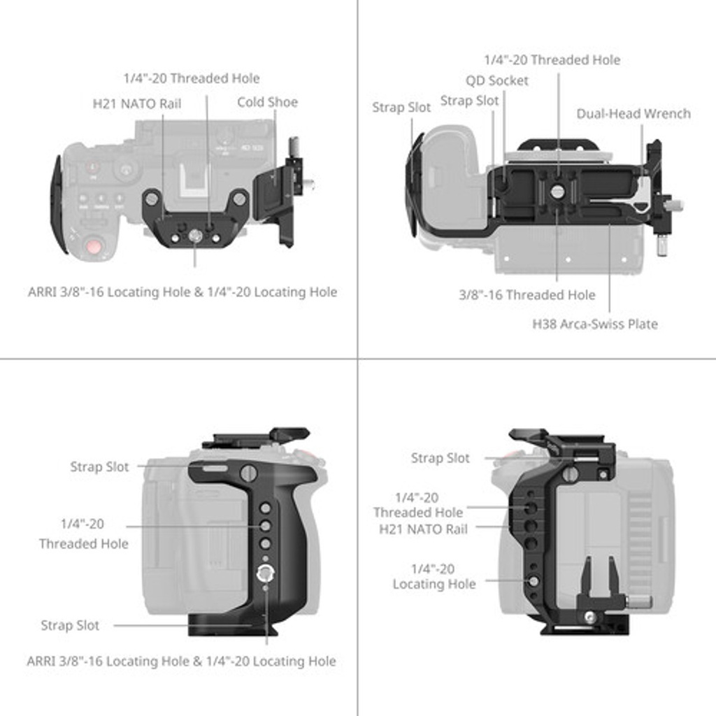 SmallRig 5656 Basic Cage Kit for Canon EOS C50