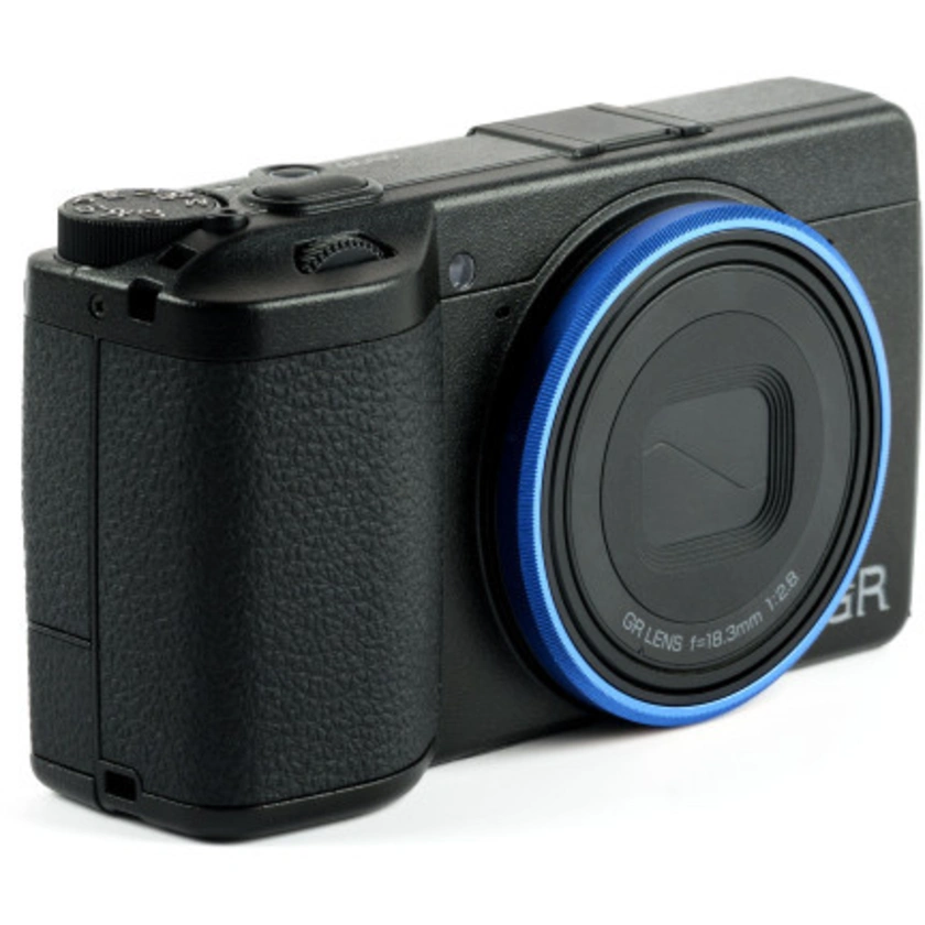 NiSi Ring Cap Kit for Ricoh GR IV (Royal Blue & Titanium Gray)