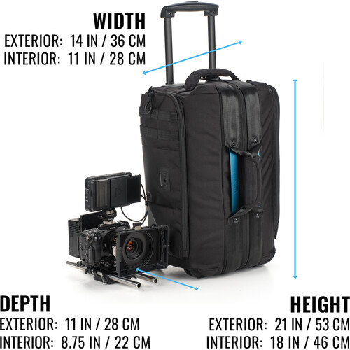 Tenba Cineluxe V2 Roller 21 (Black, 28L)