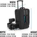 Tenba Cineluxe V2 Roller 21 (Black, 28L)