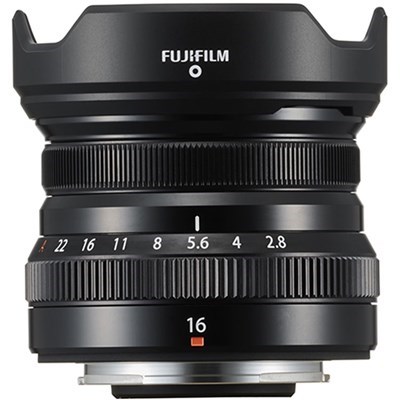 Fujifilm 16mm f/2.8 R WR XF Black Lens - Grade 10