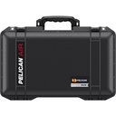 Pelican 1535AirWD Wheeled Carry-On Hard Case with Padded Divider Insert (Black) - Grade 8