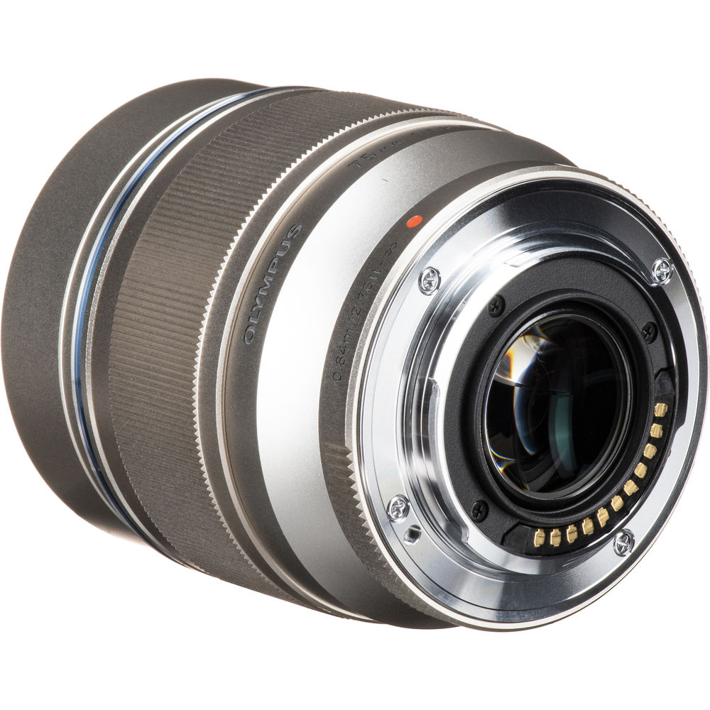 Olympus 75mm f/1.8 Portrait lens silver - Grade 8