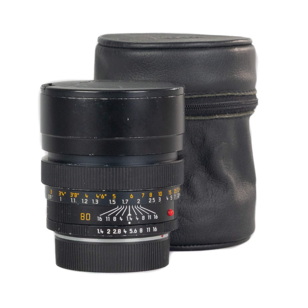 Leica 80mm f/1.4 Summilux-R lens - Grade 7