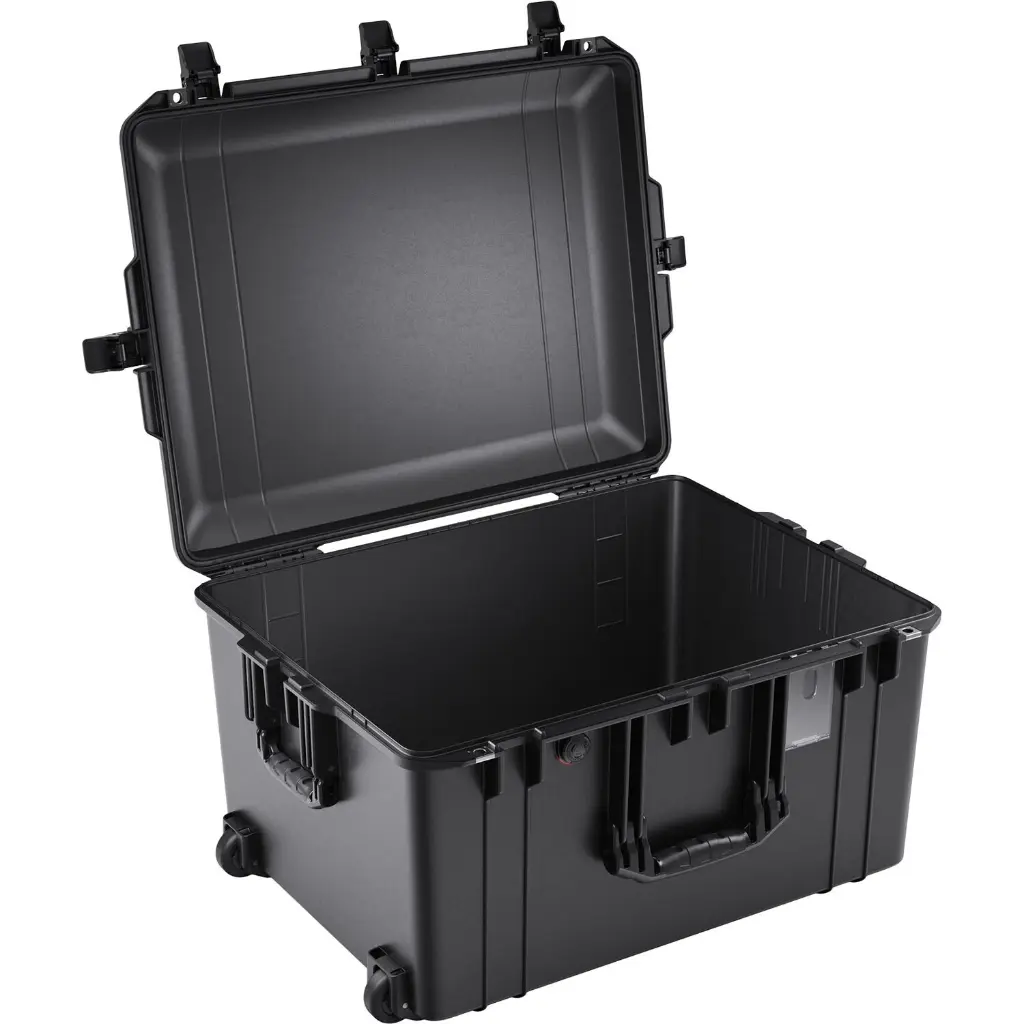 Pelican 1637 Air Wheeled Case  (Black - no foam) - Grade 8