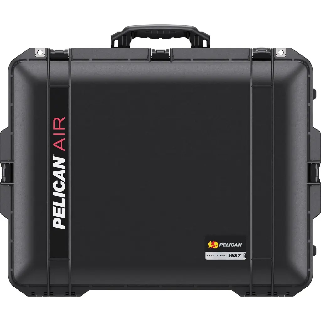 Pelican 1637 Air Wheeled Case  (Black - no foam) - Grade 8