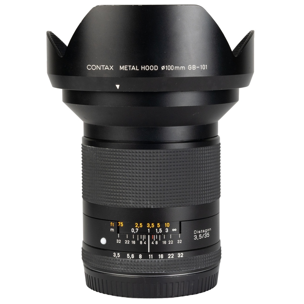 Contax 645 Body w/- 35mm f/3.5 + 80mm f/2 + 140 f/2.8 lenses - Grade 8 