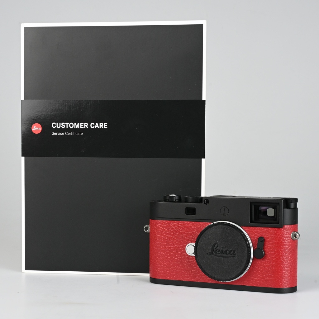 Leica M11-P Black w/- Amaranto Leatherette - Grade 9