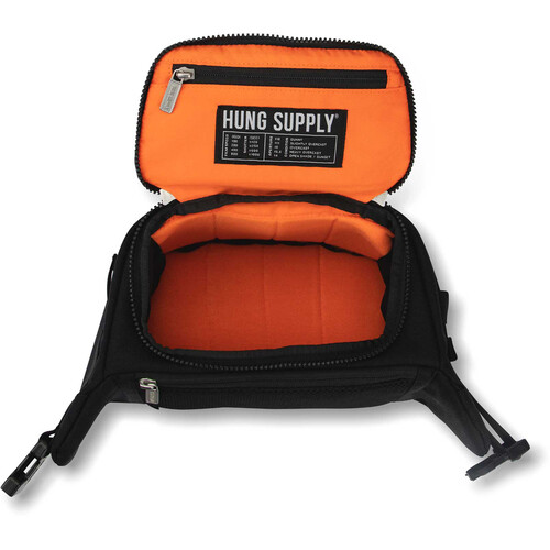 Hung Supply Sidewalk Camera Sling - Black/Orange