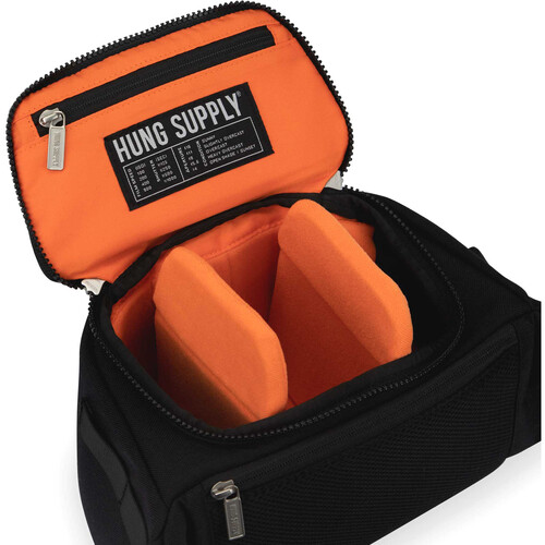 Hung Supply Sidewalk Camera Sling - Black/Orange