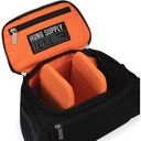 Hung Supply Sidewalk Camera Sling - Black/Orange