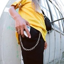Hung Supply Heavy Metal Carabiner Keychain - Chrome