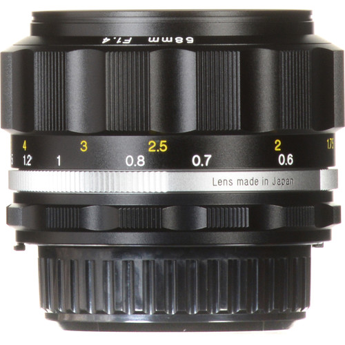 Voigtlander 58mm f/1.4 SL-IIS NOKTON Black Lens: Nikon F