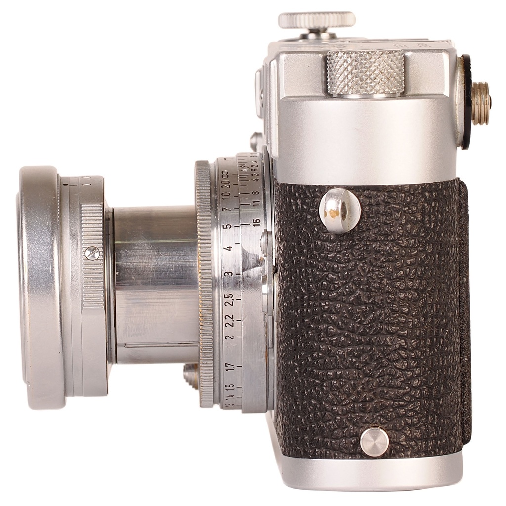 Leica M3 Body (Single Stroke) w/- 5cm f/2 Summitar-LTM w/- M mount adapter - Grade 8