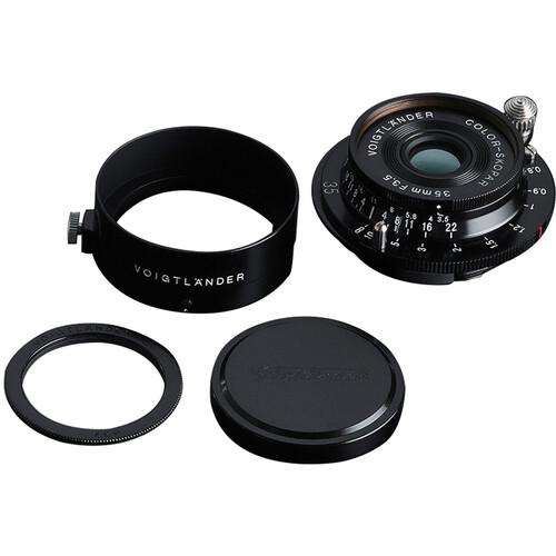 Voigtlander 35mm f/3.5 COLOR-SKOPAR Aspherical VM Lens Leica M : Black