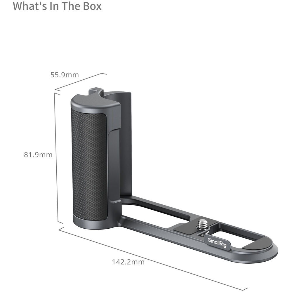 SmallRig L Bracket: Handle & mount plate: Leica Q3 - Grade 9 