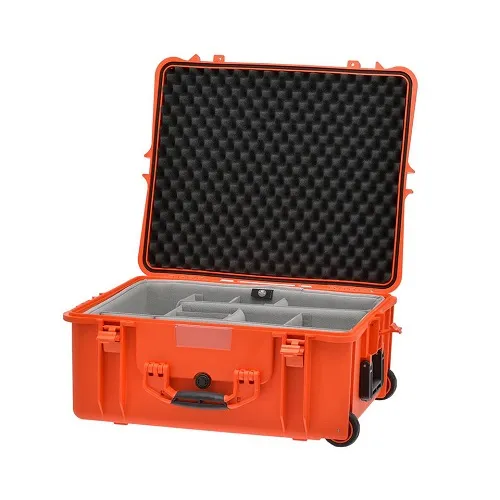 HPRC 2700W Wheeled Hard Case w/ Second Skin & Divider - Orange