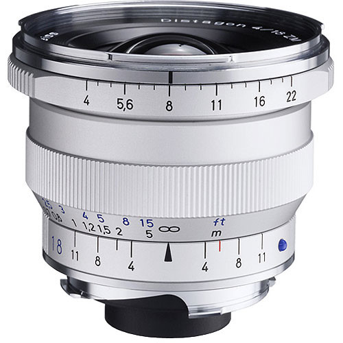 Zeiss 18mm f/4 Distagon T* ZM lens w/- Hood - Grade 9 