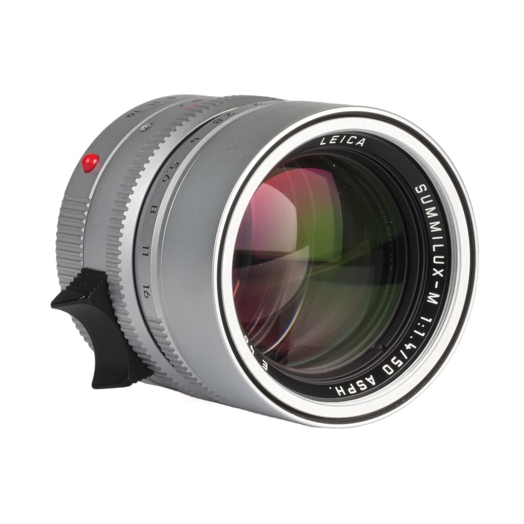 Leica 50mm F/1.4 Summilux-M ASPH lens Silver - Grade 8