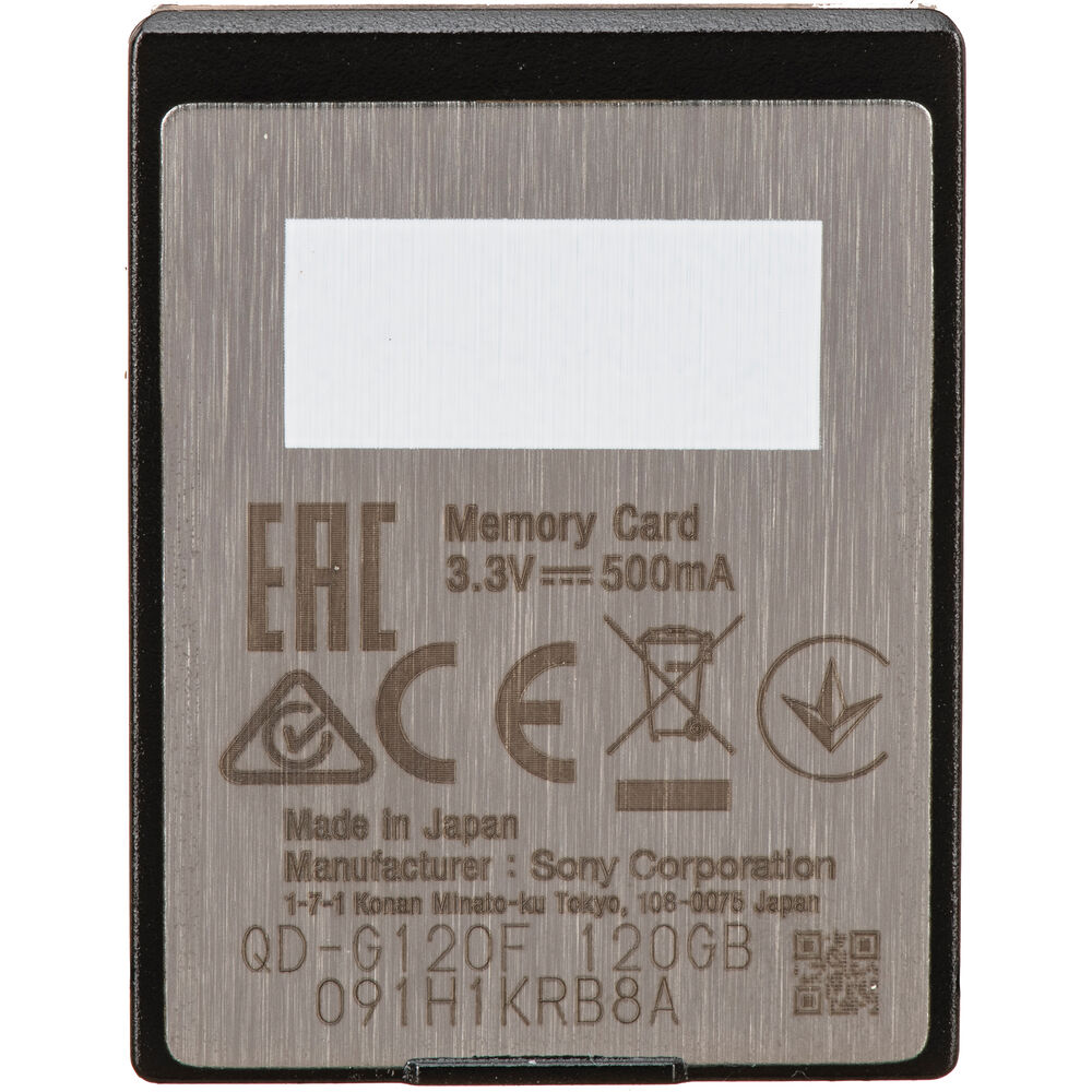 Sony 120GB QD-G120F G Series XQD - Grade 9