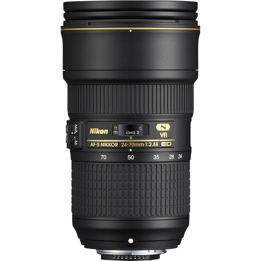 Nikon AF-S 24-70mm f/2.8E ED VR Lens - Grade 10