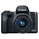 Canon EOS M50 w/- EF-M 15-45mm f/3.5-6.3 + 55-200mm f/4.5-6.3 IS STM Lens Kit - Grade 9 