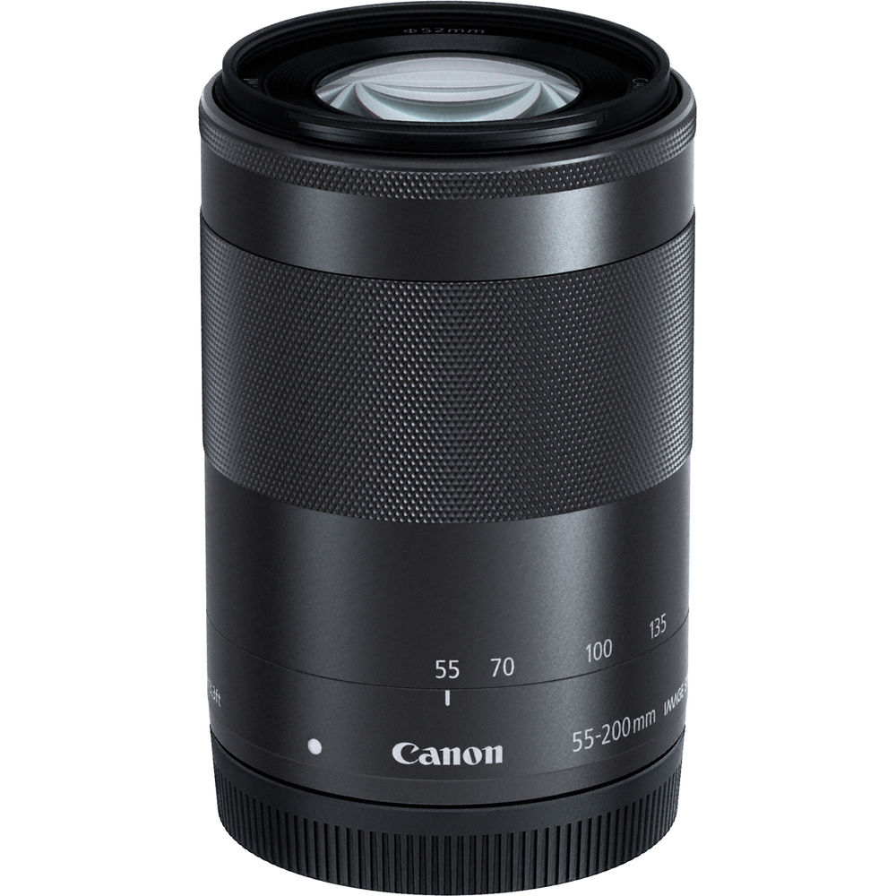 Canon EOS M50 w/- EF-M 15-45mm f/3.5-6.3 + 55-200mm f/4.5-6.3 IS STM Lens Kit - Grade 9 
