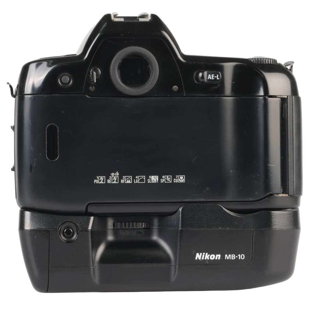 Nikon F90X Body Only Black w/- MB-D10 Grip - Grade 8