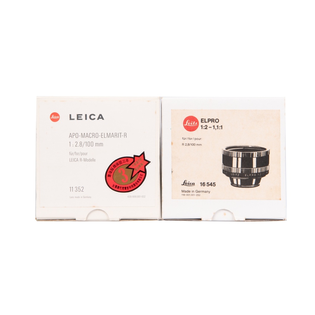 Leica 100mm f/2.8 APO-Macro-Elmarit-R (ROM) Lens - Grade 10
