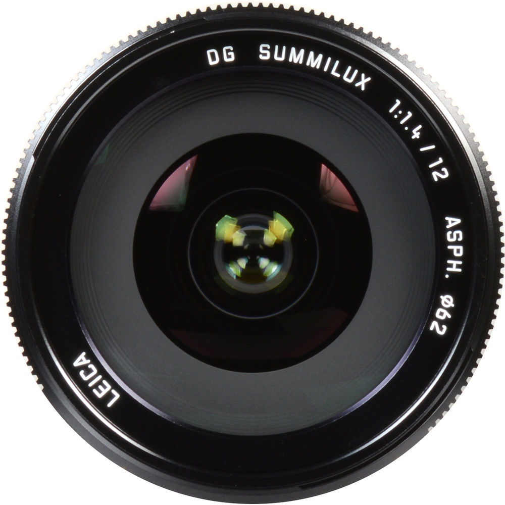 Panasonic 12mm f/1.4 Lumix Leica DG ASPH Summilux Lens Black