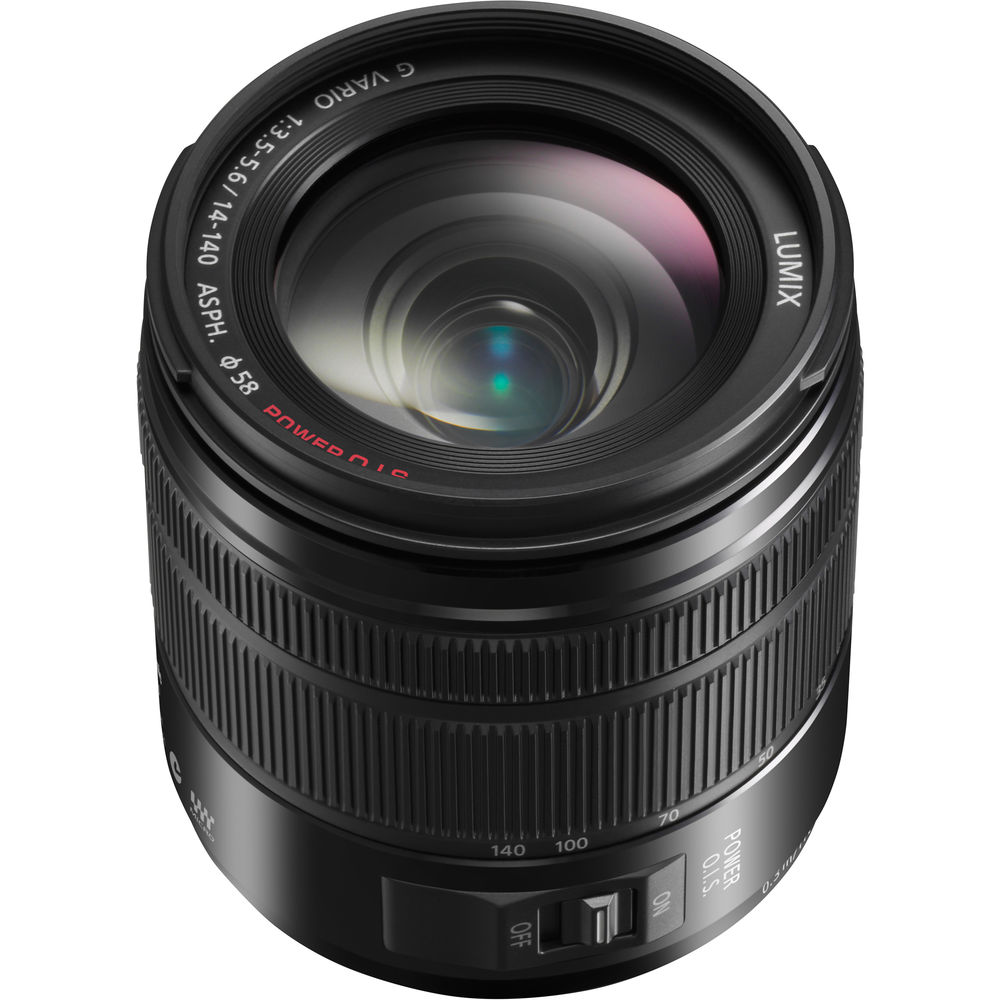 Panasonic 14-140mm f/3.5-5.6 Lumix G Vario ASPH Power OIS Lens Black - Grade 9