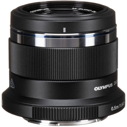 OM System 45mm f/1.8 Portrait Lens - Black 