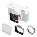 NiSi X100 Series NC UV Filter with 49mm Filter Adaptor, Metal LensHood and Lens Cap for Fujifilm - Silver