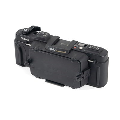 Fujifilm GX617 body w/- SWD 90mm f/5.6 + centre filter/viewfinder + 180mmf/6.7 EBC w/- viewfinder Grade 9