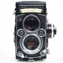 Rolliflex 3.5F type 4 Planar (rebuilt by Magicflex Camera Germany 2020) w/- OEM UV filter, Bay II Lens hood + metal cap satin), Ever-ready case and Superior Labor 6x6 leather carry case